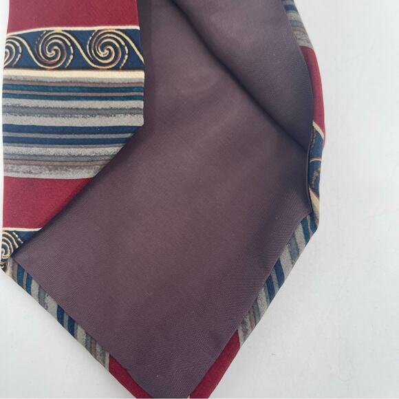 CHRISTIAN DIOR Tie Cravate Vintage Silk Blend Tie Luxury Designer Business Suit - Picture 8 of 10